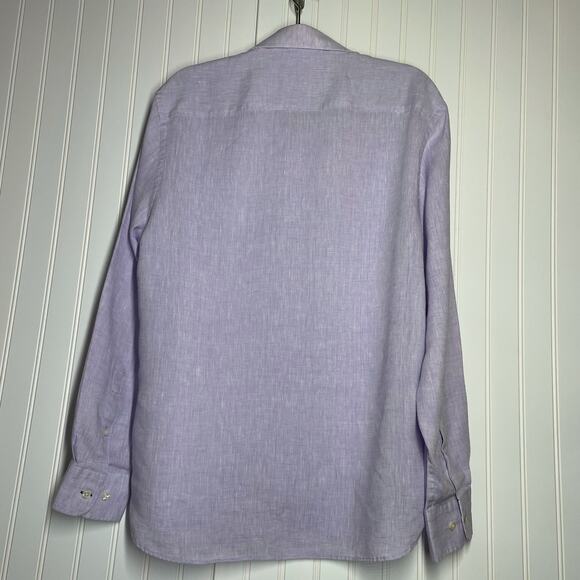 Joseph Abboud Men's Long Sleeve Button Down Collared Casual Shirt Size Large - Picture 7 of 8